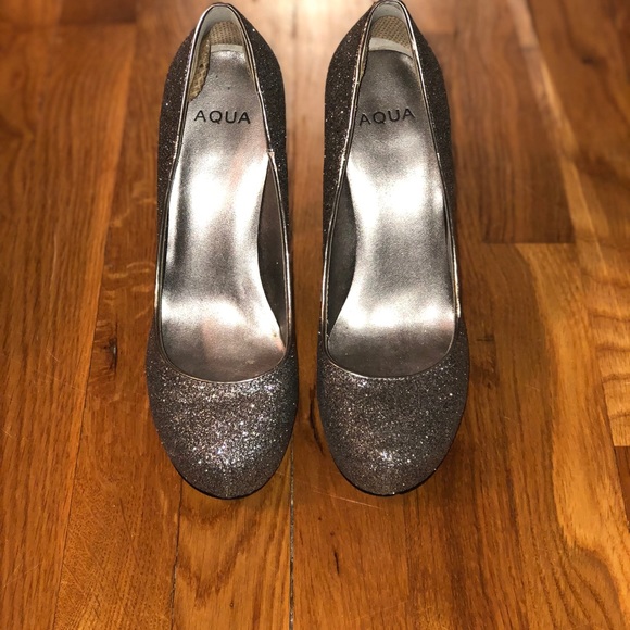 Sparkly Silver Heels - Picture 2 of 3